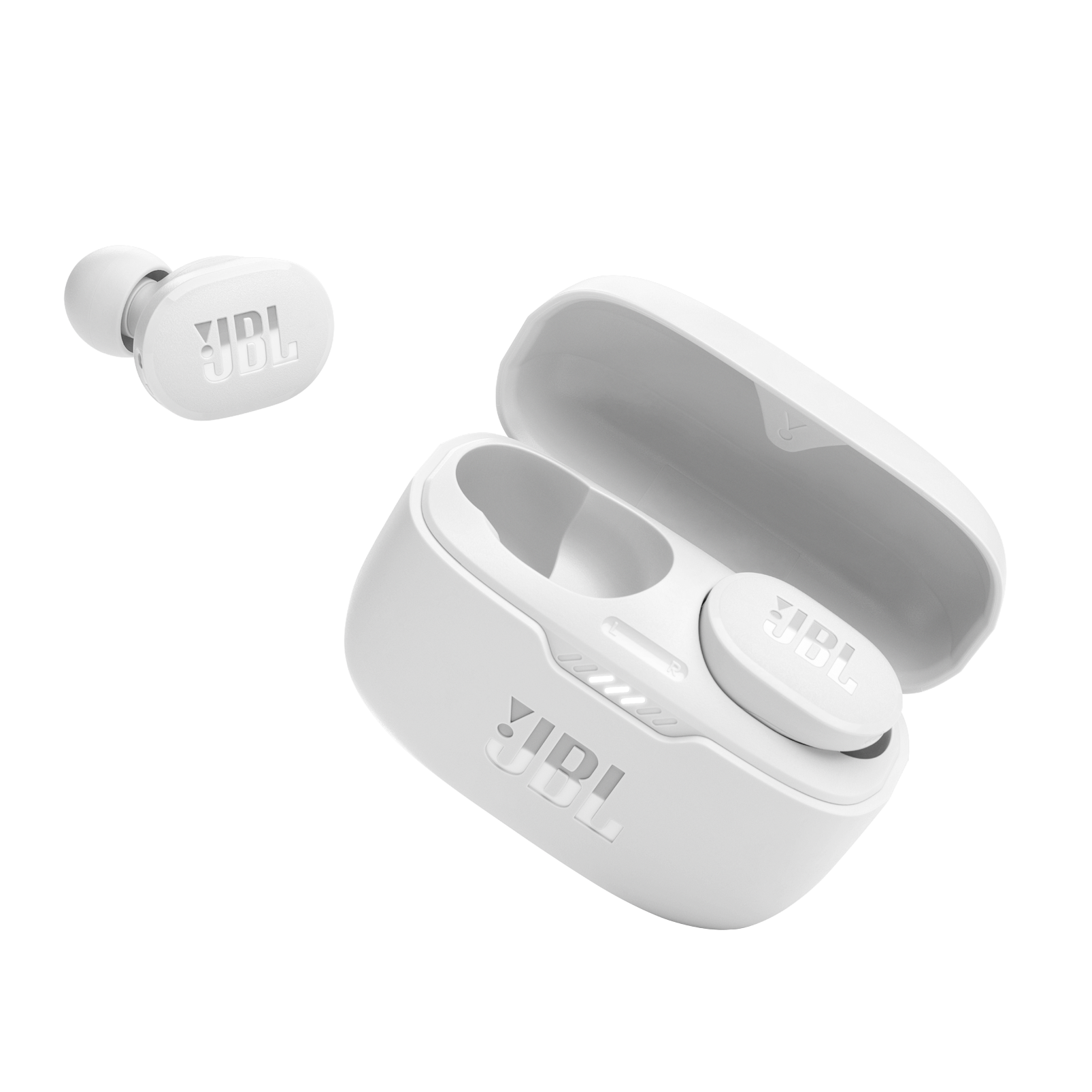 JBL Tune 130NC TWS - White - True wireless Noise Cancelling earbuds - Detailshot 6